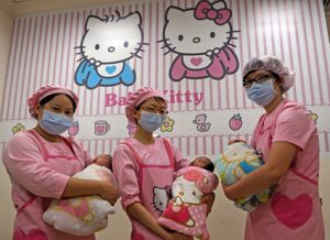 TAIWAN-HEALTH-HOSPITAL-KITTY